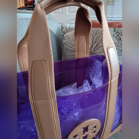 Tory Burch Lrg Jelly Tote EUC - Picture 5 of 11